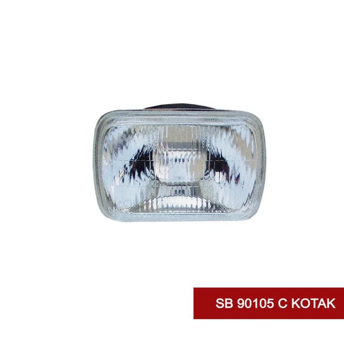 HEADLAMP SUB ZERO 7 INCH LOWIN STANDAR CLEAR KOTAK SB 90105 C