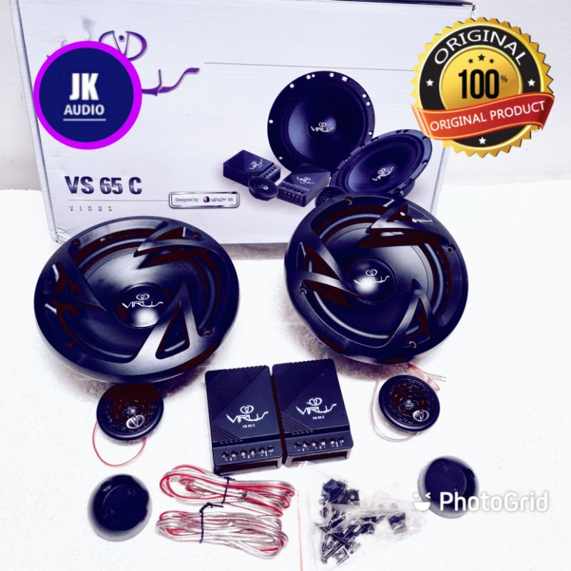 Speaker Split Venom Virus VS65C Speaker Component 6 inch Series