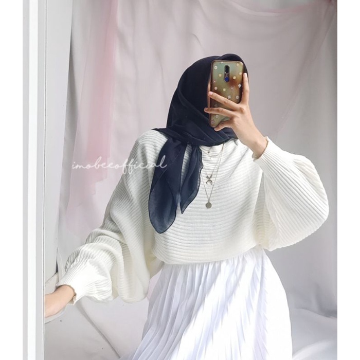 KNIT BATWING OVERSIZE // RAJUT BATWING LASPERAL // SWEATER RAJUT KALONG