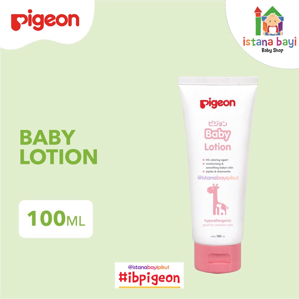 PIGEON Baby Lotion 100 ml  - Paraben Free / Lotion Bayi