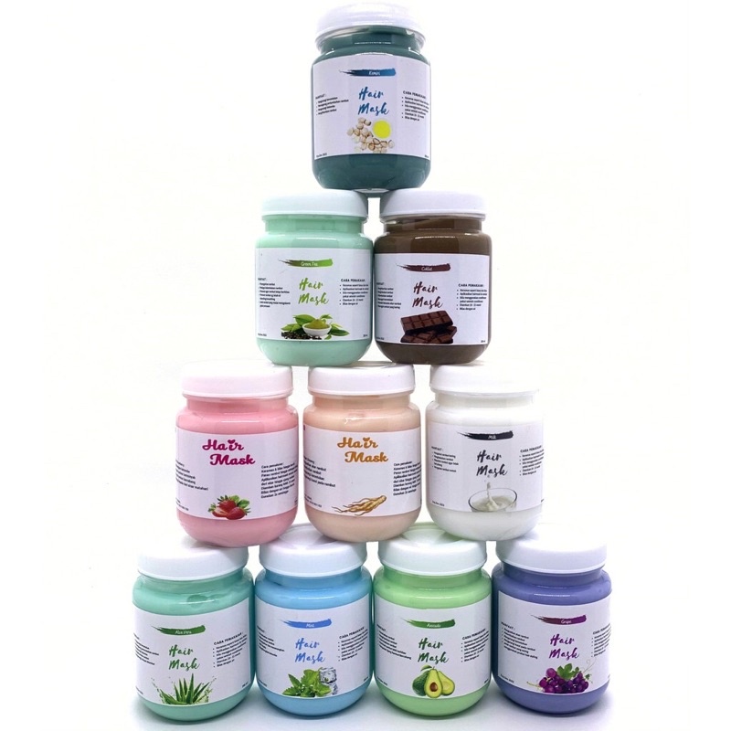 [READY ALL VARIAN] Hair Mask Creambath Masker Rambut Murah ala Salon 200ml / Hair Mask BPOM