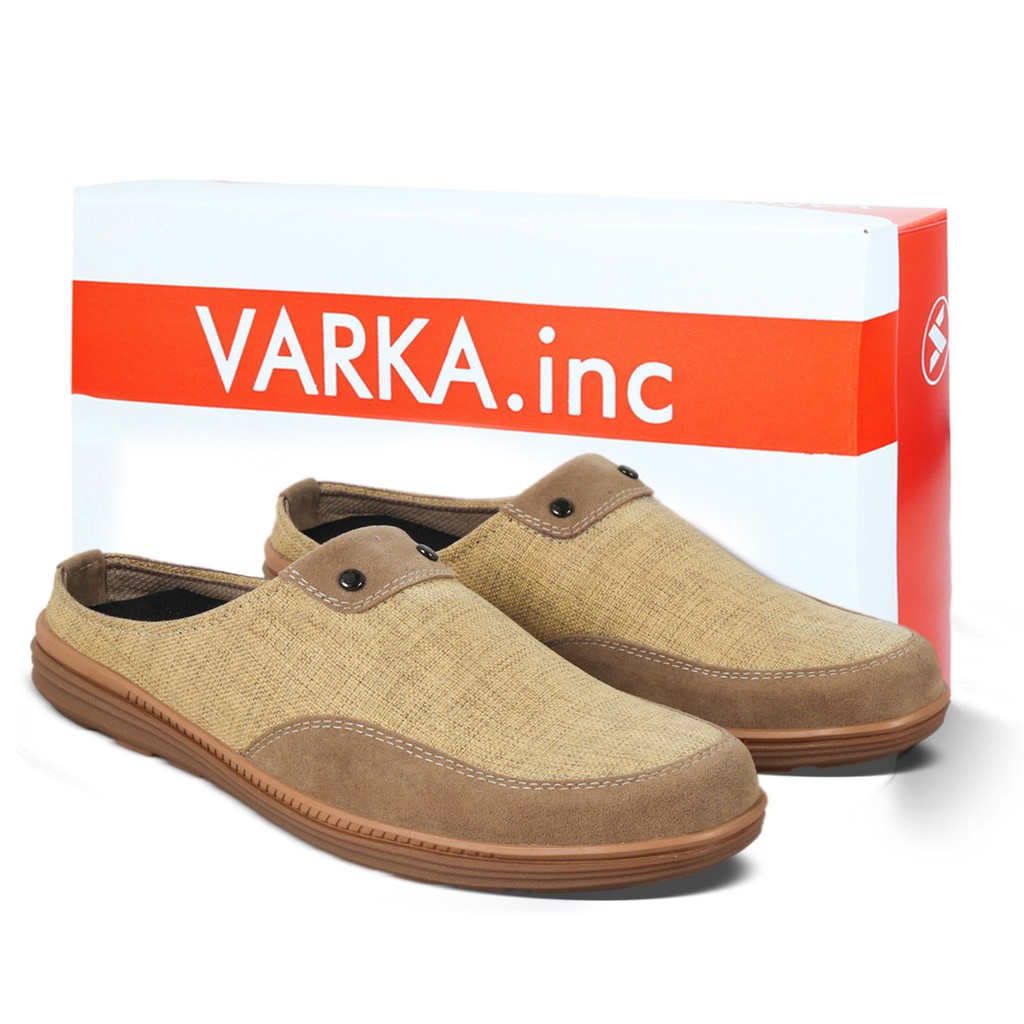 Sepatu Slip On Pria Terbaru V 4821 Brand Varka Sepatu Bustong Santai Jalan Jalan Modis Berkualitas