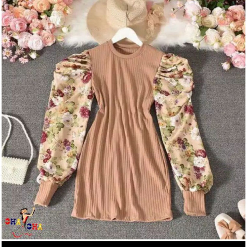 DRESS ZARA BALON/DRESS WANITA IMPORT/DRESS WANITA MOTIF/DRESS WANITA