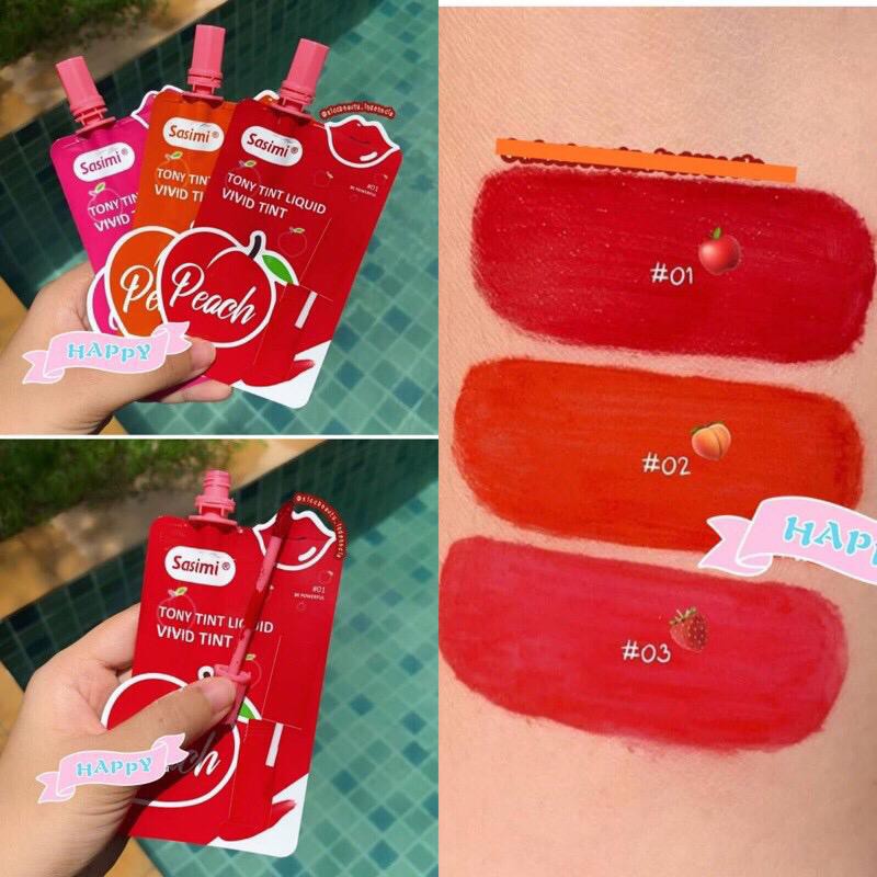 [COD] TERLARIS!!! LIPTINT-LIPCREAM SASIMI CHERRY BLASSOM &amp; HENGFANG FASHION