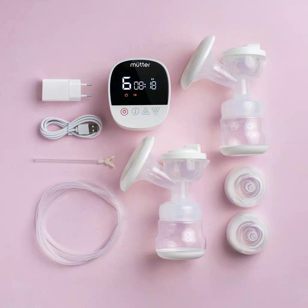 Pompa Asi Elektrik Mutter Double Pump Electric Breast Pump Bisa Diisi Ulang