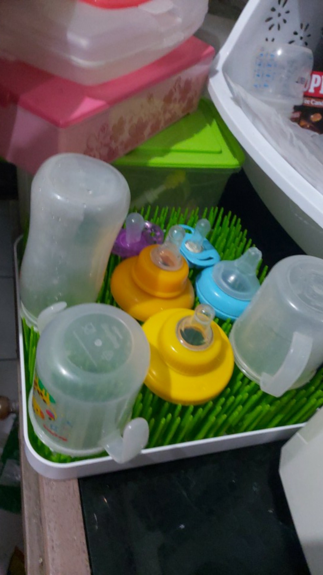 Snager Grass Drying Rack Rak Pengering Botol Susu Gelas Tempat Makan New