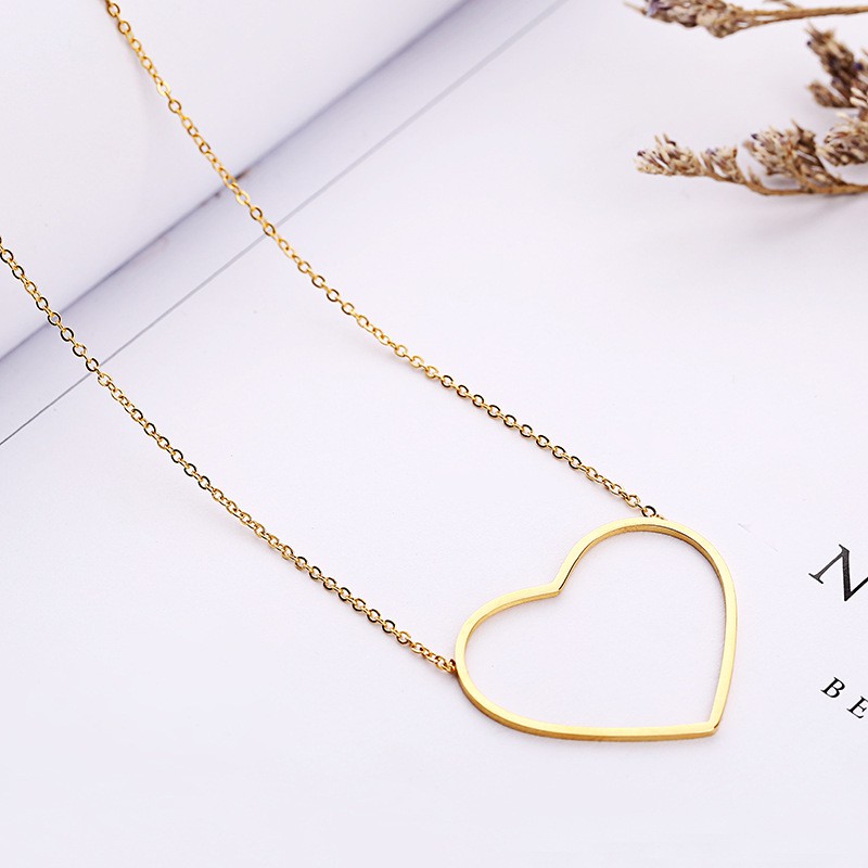 [New] Kalung fashion aksesoris titanium mini korea hadiah wanita cewek 316L anti karat KK022