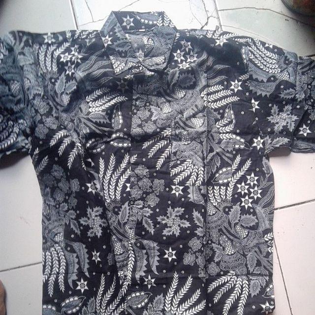 Kemeja Batik Pria Lengan Pendek Bac16 /bajukantor