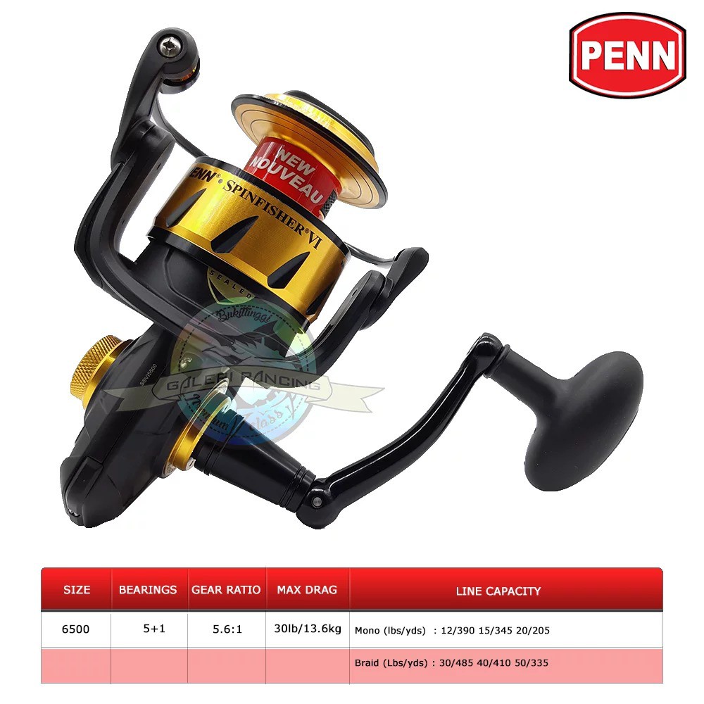 Reel Pancing Penn Spinfisher VI 6500
