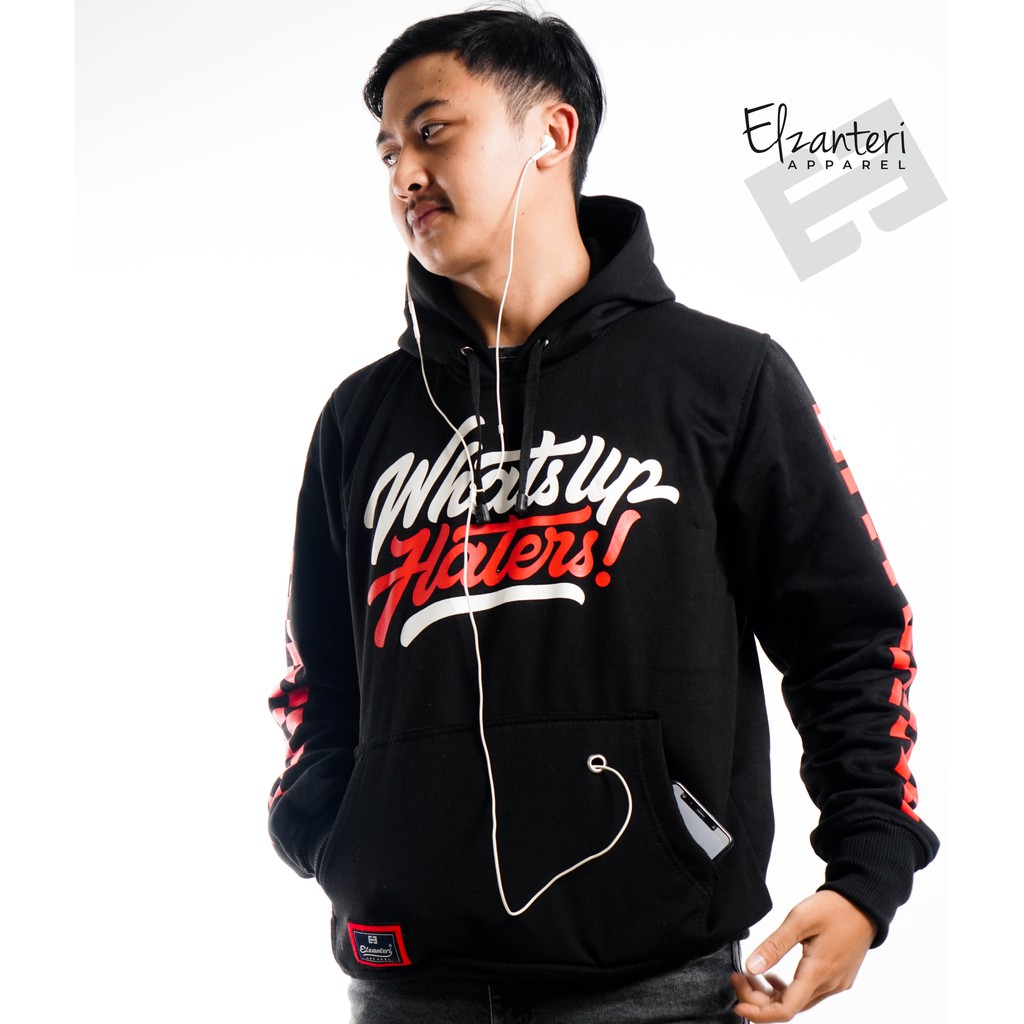 sweater pria Whats Up Haters elzanteri