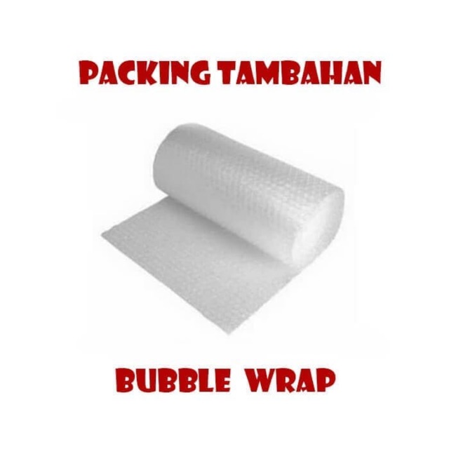 

Extra Bubble Wrap atau dus atau paper bag - Tambahan Packing