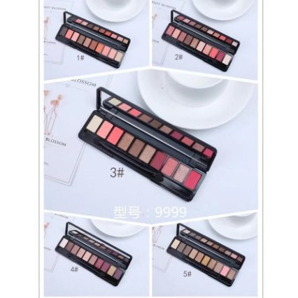 LAMEILA Fashion Matte Eyeshadow Pallet Makeup 10 warna DJ 9999