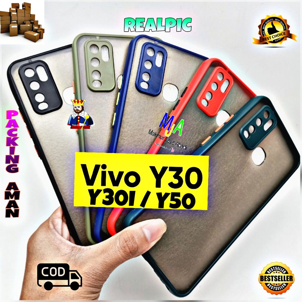 SOFTCASE VIVO Y30I VIVO Y30 VIVO Y50 - CASE MATTE FULL COLOUR MY CHOICE BUMPER CASE PELINDUNG KAMERA