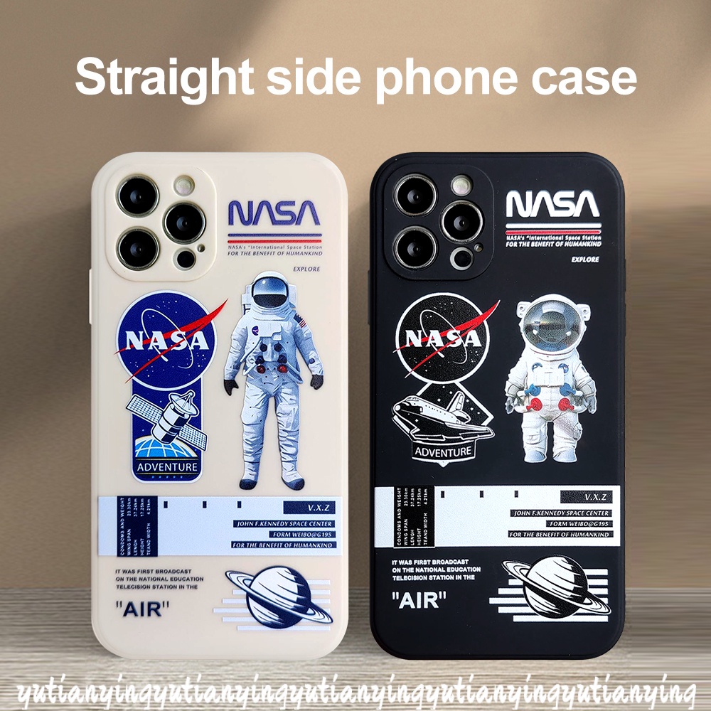 Soft Case TPU Motif NASA Untuk Infinix Smart 5 6 Hot 10 Play 11s 11 Hot 9 Play 10T 10S 10 Hot 11 Play Note 8