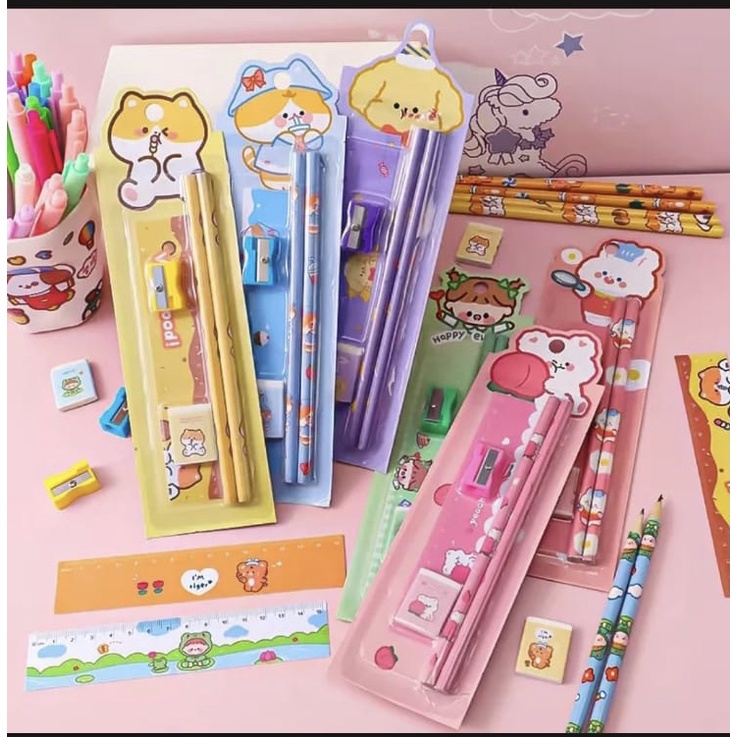 

SET STATIONARY CARTOON
