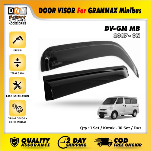 Talang Air / Door Visor DNY Grandmax Minibus– Injection High Quality