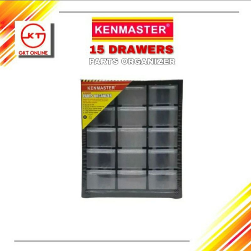  Kenmaster  Rak  Komponen  15 Laci Rak  Susun Rak  Drawers 