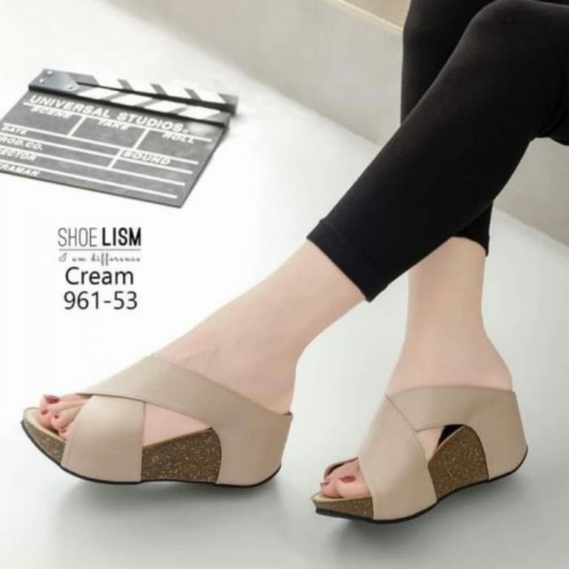 Sepatu Sandal Wedges Wanita Pesta Kondangan Baru Spatu Sendal Wedjes Jenggel Cewek Cewe Murah Af24 Shopee Indonesia