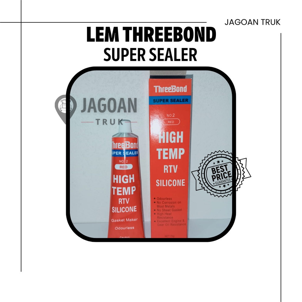 LEM THREEBOND NO 2 RED 75GRAM SILICONE RTV HIGH TEMP SUPER SEALER