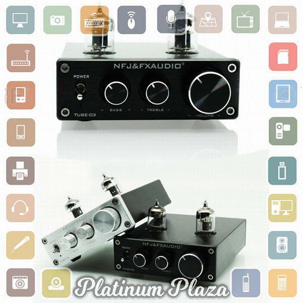 Fx-Audio Vacuum Tube Speaker Pre Amplifier HiFi Audio - Tube-01 - Black`6AJ24H-