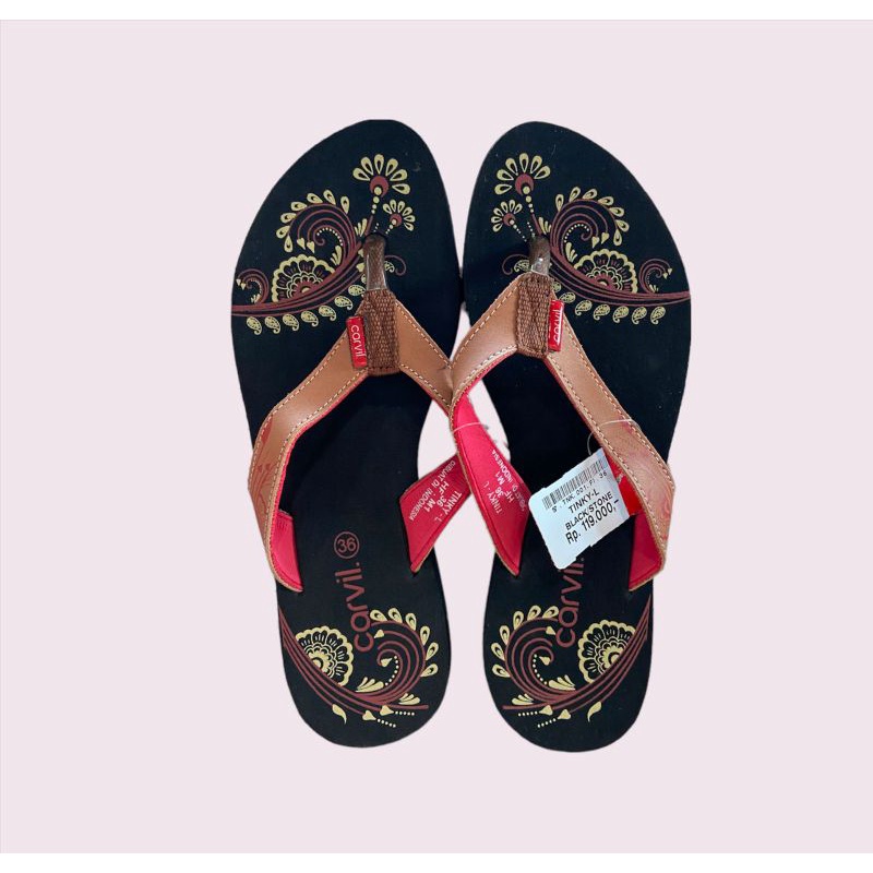 Sandal Teplek jepit Wanita Carvil Original| warna dan model  Random sesuai etalase