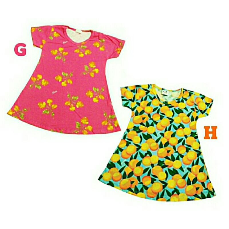 Baju daster lengan anak bayi perempuan sampai usia 1 tahun fashion anak murah kekinian baju santai-5