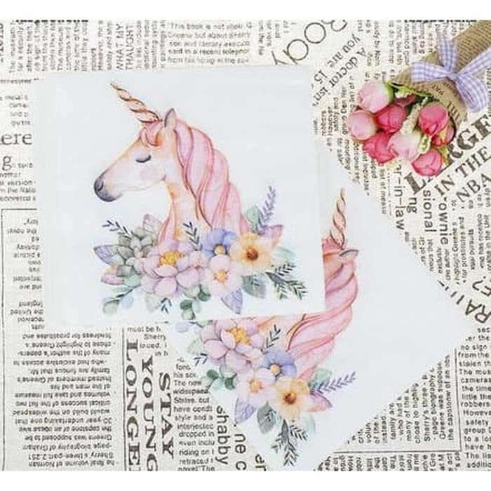 Decoupage Napkin - Tissue Decoupage 2Ply AN-Beauty Unicorn