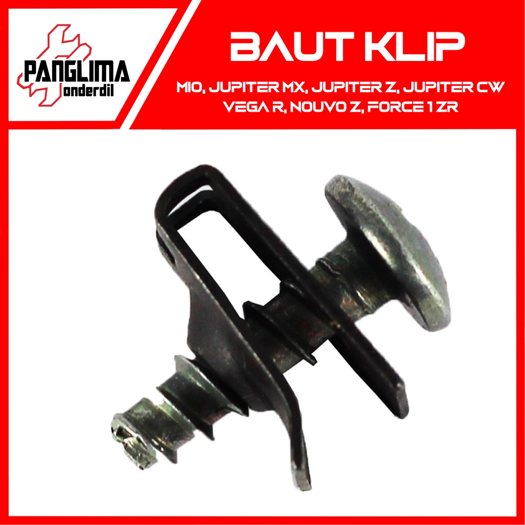 Baut Klip Mio &amp; Jupiter MX-Z-CW &amp; Vega R &amp; Nouvo Old-Z &amp; F1ZR-Force 1 Baud Body-Bodi Clip