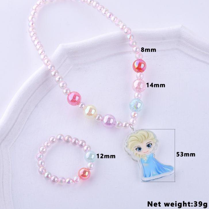 Buruan Cek [ULTRATOYS] KALUNG LAMPU ANAK PRINCESS MERMAID IMPORT