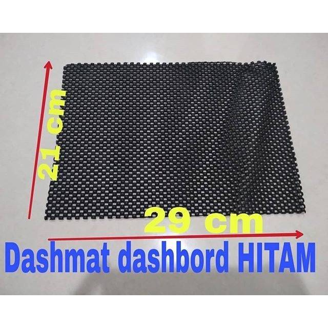 Dashmat dashbord alas tatakan hitam anti slip dashboard