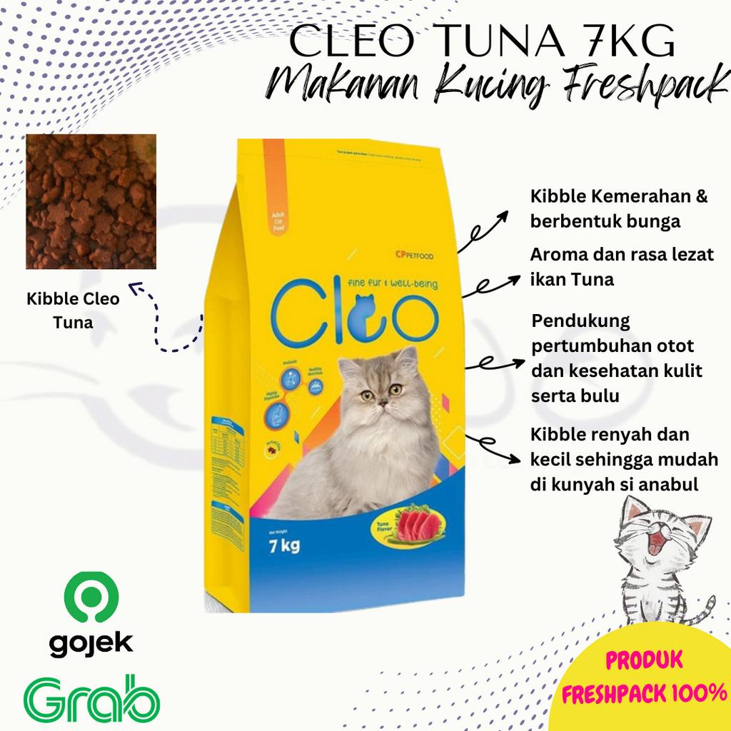 KHUSUS GOJEK MAKANAN KUCING CLEO TUNA 7KG 7 KG CATFOOD CAT FOOD