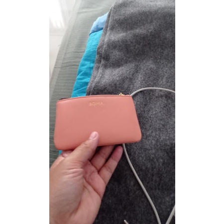 Bonia Pouch/tempat koin/dompet stnk new.