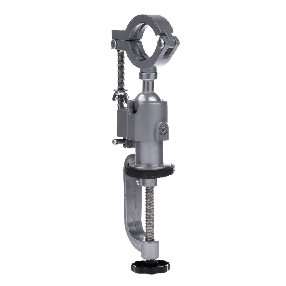 Clamp Stand Holder Pegangan Bor Listrik | Bor Jadi Gerinda - Silver