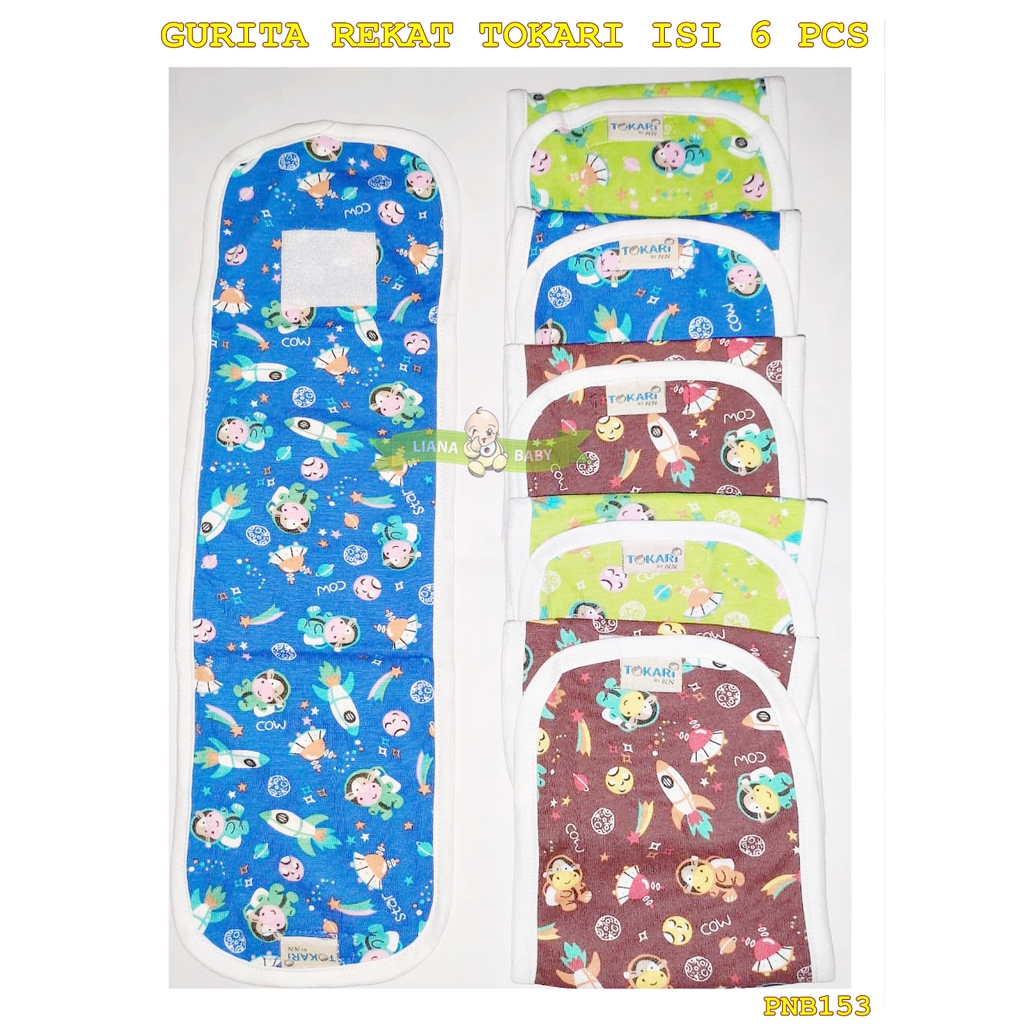 PNB153 GURITA BAYI REKAT TOKARI ISI 6 PCS