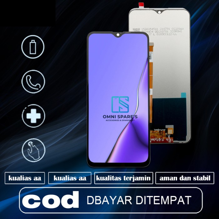 TERBARU- BISA COD ORI LCD + TOUCHSCREEN OPPO A3S/A5/REALMEC1/REALME2 ORIGINAL - ORIGINAL