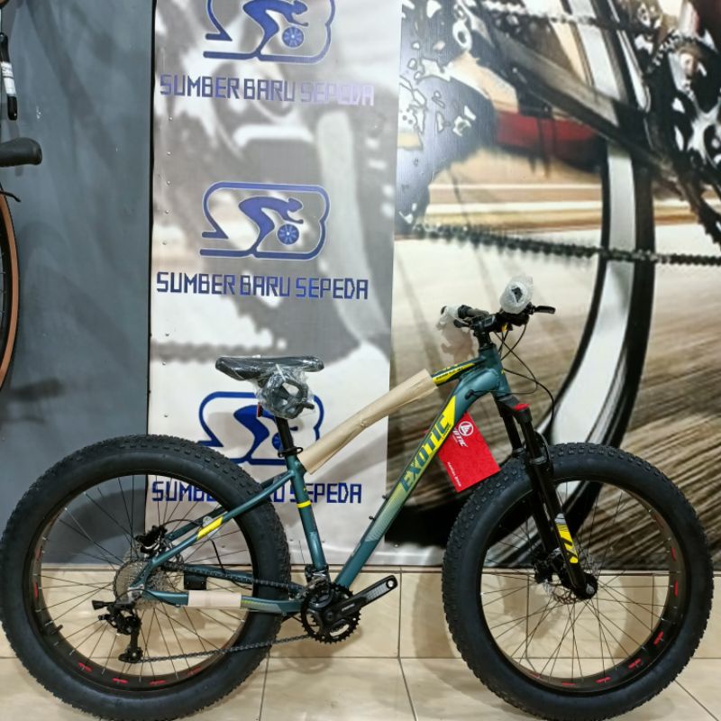 Sepeda Gunung MTB Fatman Exotic 2658 Alloy Hidrolik Ban Jumbo 26 Inch