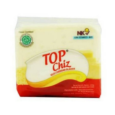 

TopChiz 250gr - Top Chiz 250 gr - Cheese ( Keju Cheddar by Prochiz )