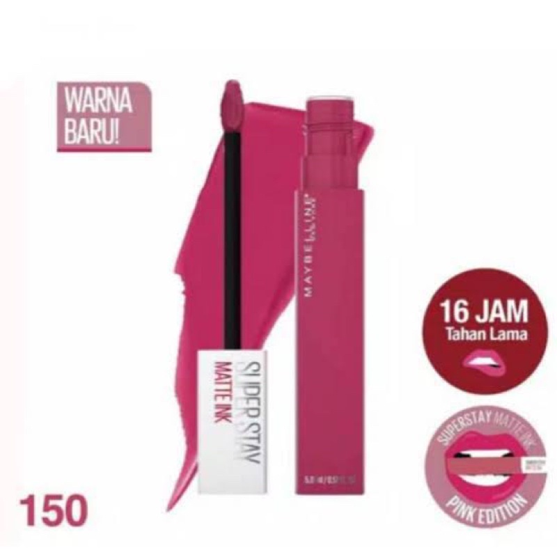 Superstay Matte Ink 230 Transformer - Liquid Long Lasting Waterproof Matte Lipstick Lipcream Make Up Transferproof Tahan 16 Jam