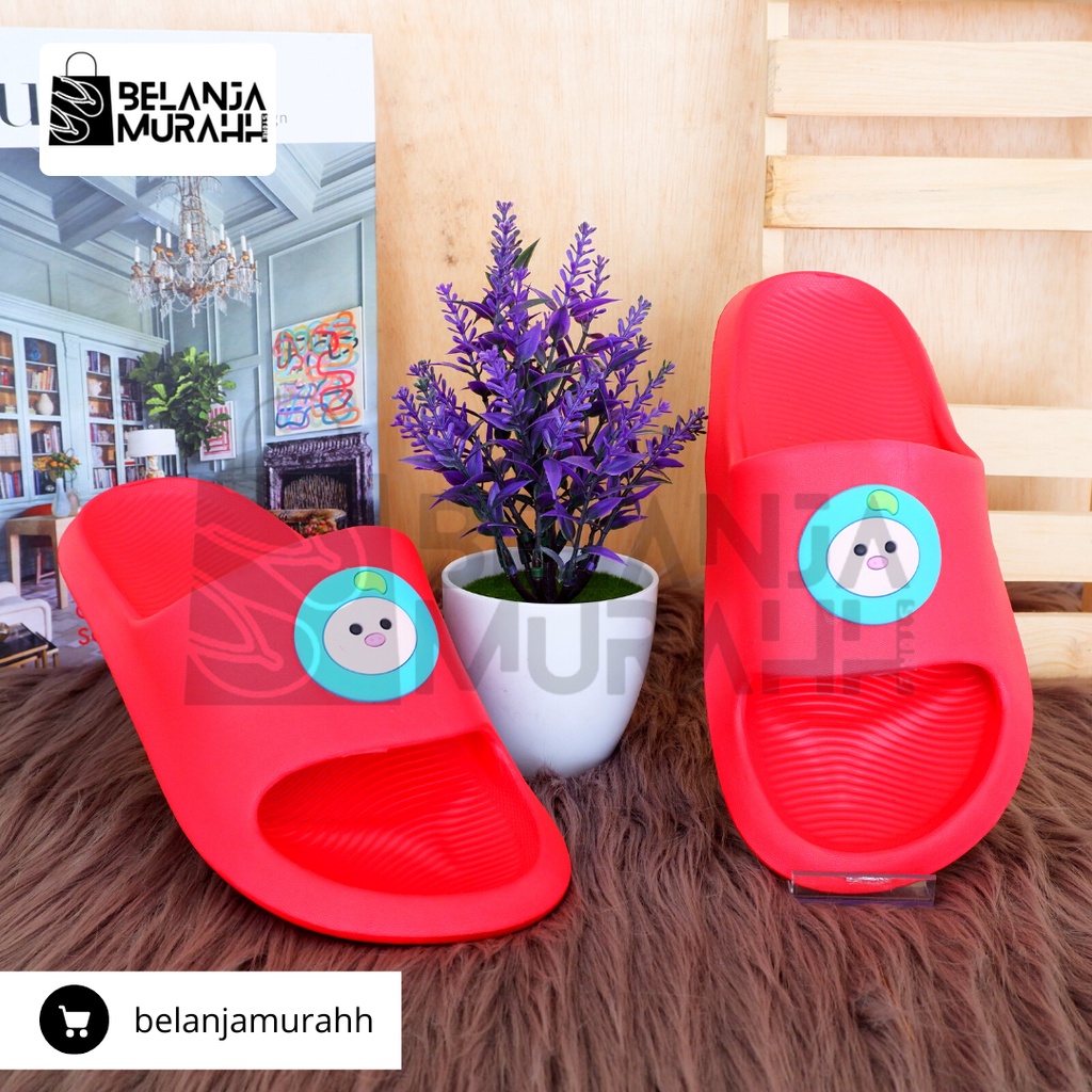 Sandal Anak Model Slide / Slop Karet New Arrival Bermotif Laki-Laki Prempuan