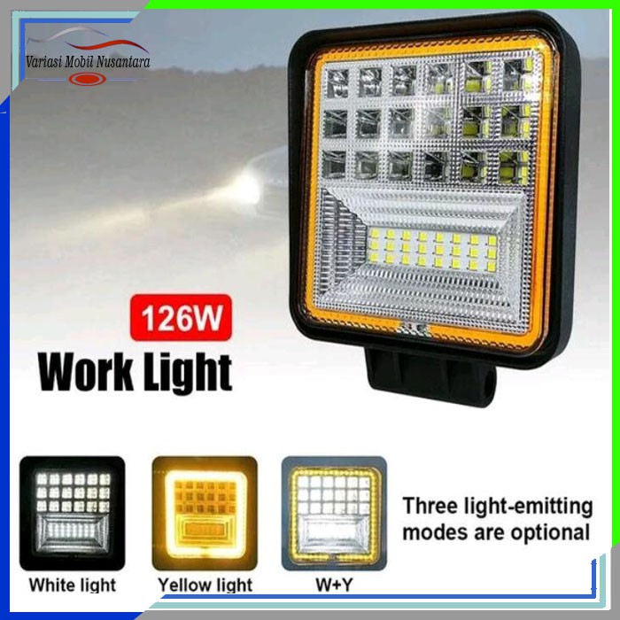 Lampu Led Tembak Sorot Depan Kotak Variasi Mobil Truk Truck