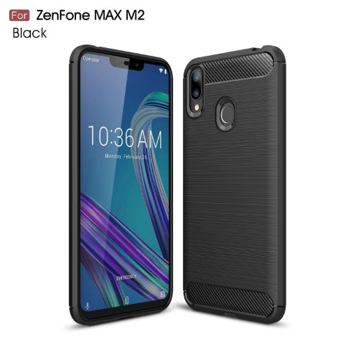 jual  Asus Max Pro M2 (Zb631kl) - Carbon Fiber Case Rugged Armor Spigen Like - Case Only