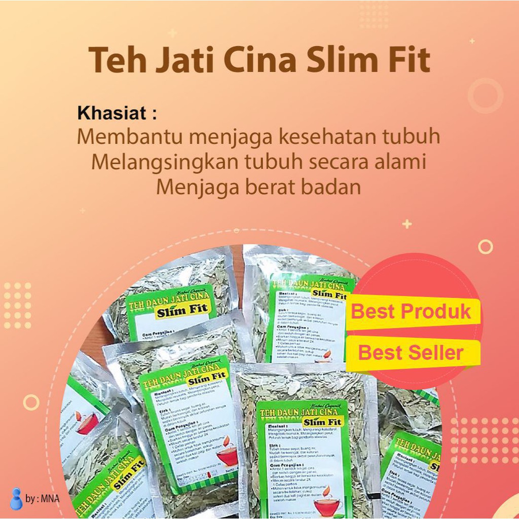 Teh Daun Jati Cina Slim Fit Bukan Herbamedika