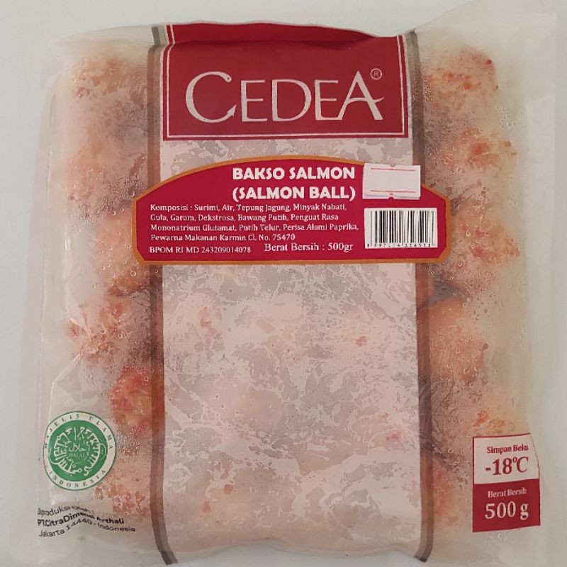 

Cedea Bakso Salmon / Salmon Ball 500gr