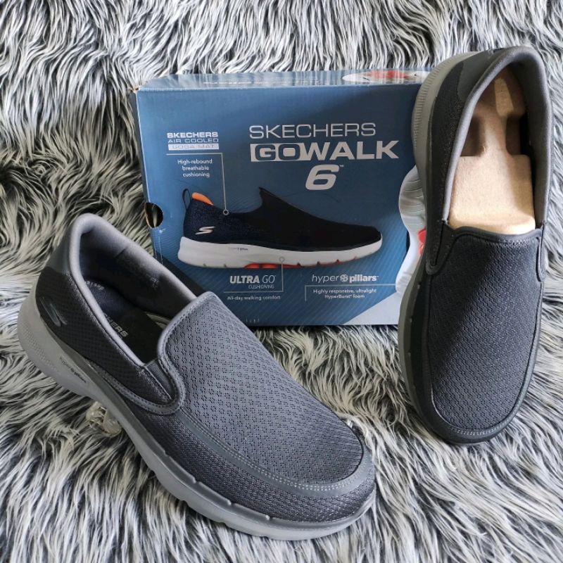 SKECHERS Go Walk 6 - Orva / Sepatu Skechers Pria Original