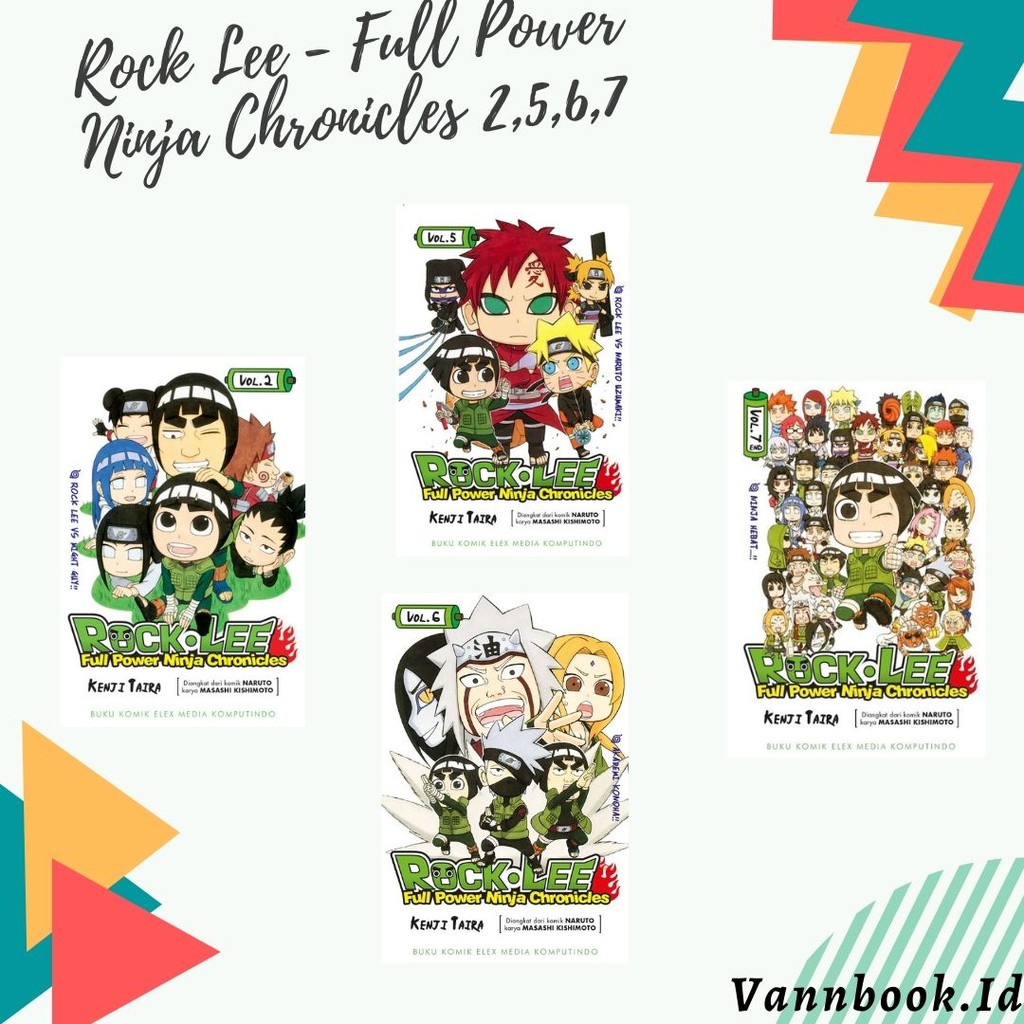 Komik Rock Lee - Full Power Ninja Chronicles