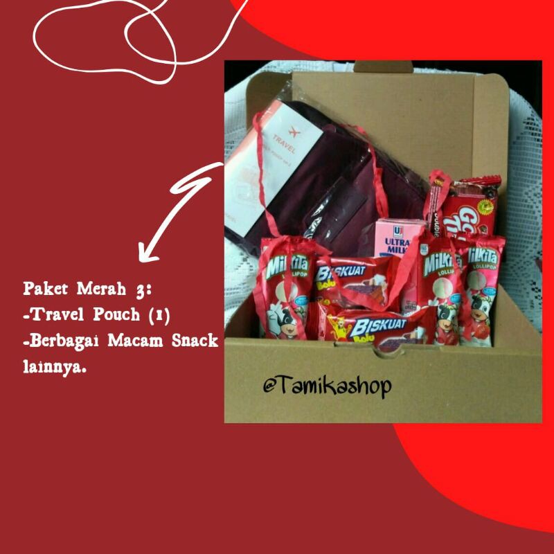 

GIFT BOX SPESIAL FOR VALENTINE DAY PAKET MERAH 3