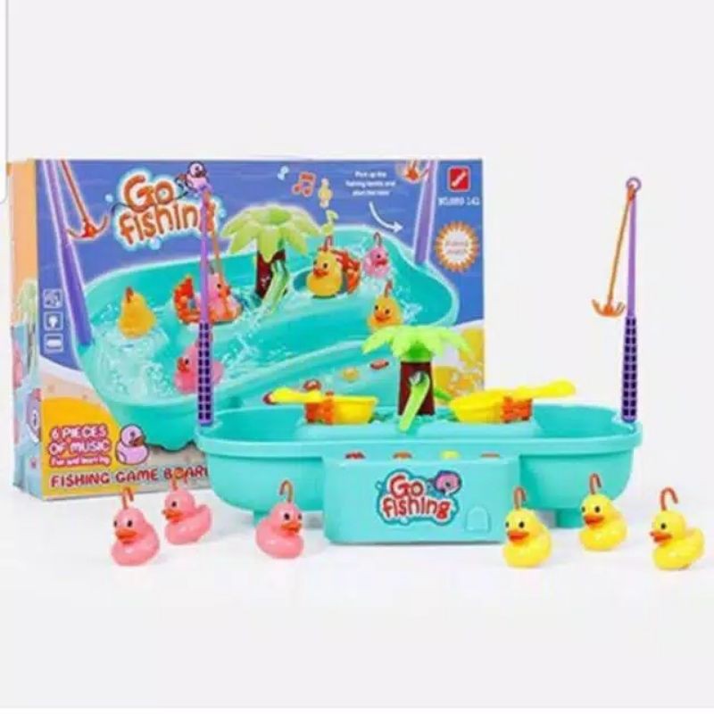 MAINAN MANCING GO FISHING PLAYING WATER DUCK PANCINGAN BEBEK SERIES