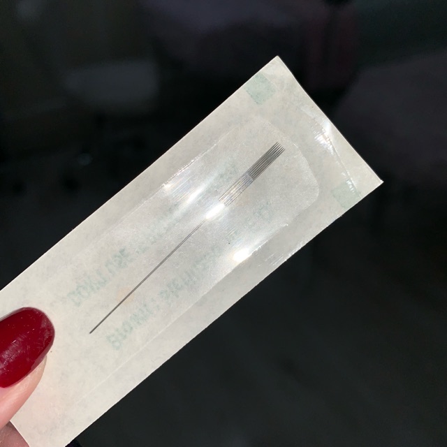 Jarum sulam bibir 7F flat