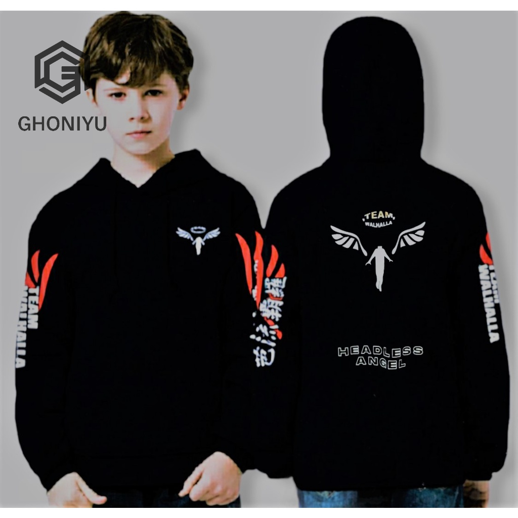 Jaket Anak Keren Sweater Anime Tokyo Revengers Mikey Tokyo Manji Toman Valhalla Hoodie Allsize