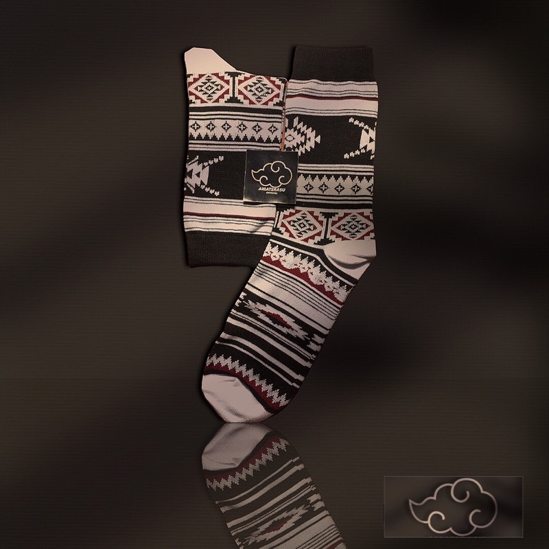 Kaos Kaki Motif Pria ~ Kaos Kaki Tribal ~ Kaos Kaki Oldschool ~ Amaterasu Socks